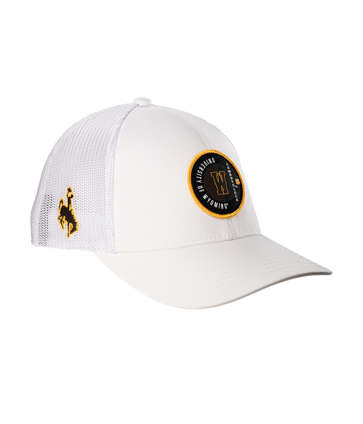 White / University Of Wyoming Logo