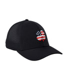 Black / Usa Flag Clover