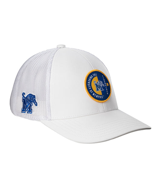 White / University Of Memphis Logo