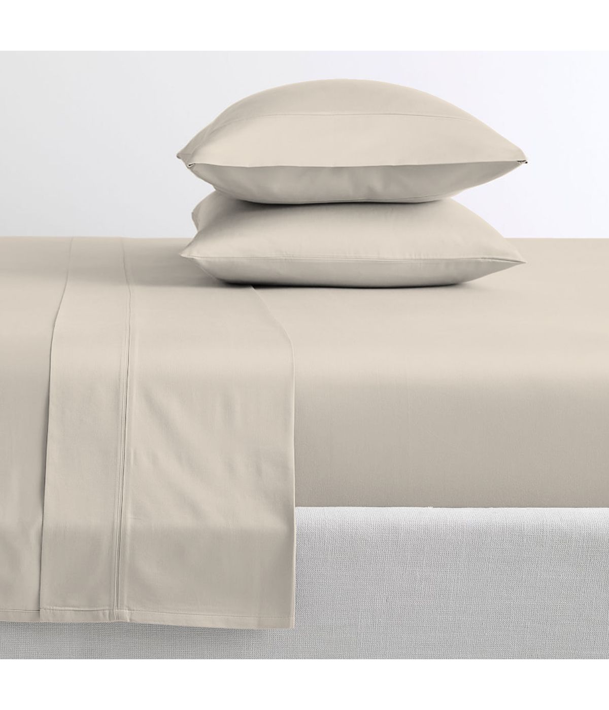 Cotton 400TC Percale Sheet Set Ivory