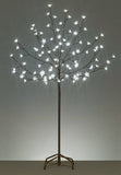 6' Pre-Lit Slim LED Lighted Cherry Blossom Artificial Tree - Pure White Lights