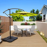 10 Ft Outdoor Patio Cantilever Offset Umbrella