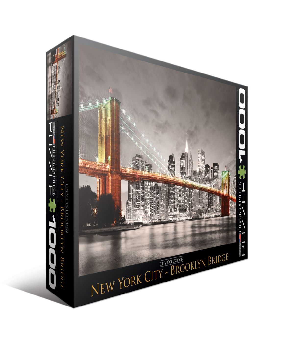 City Collection - New York City - Brooklyn Bridge: 1000 Pcs Multi