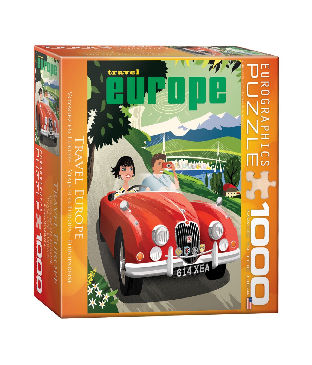 Travel Europe: 1000 Pcs Multi