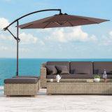 10 Ft Outdoor Patio Cantilever Offset Umbrella