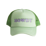 TRUCKER HAT LIME HOWDY