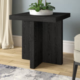 Elna 22" Wide Square Side Table