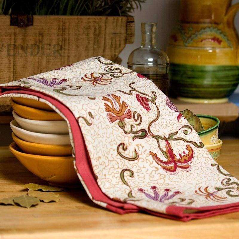 Fleurs des Indes Tea Towels Set of 3