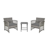 3-Piece Outdoor Patio Seating Conversation Set