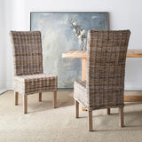 Quaker Rattan Side Chair Set of 2