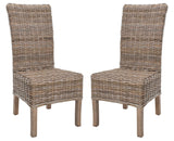 Quaker Rattan Side Chair Set of 2