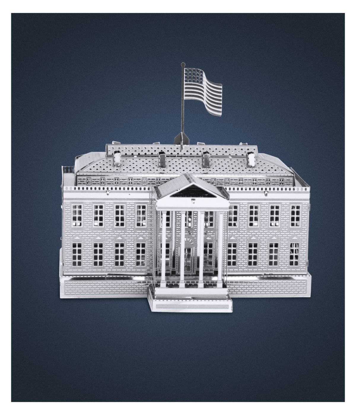 Metal Earth 3D Metal Model Kit - White House Multi