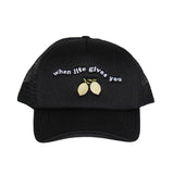 TRUCKER HAT BLACK WHEN LIFE