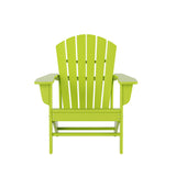 Altura Outdoor Adirondack Chair with Ottoman 2-Piece Set