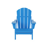 Outdoor Folding Poly Adirondack Chair