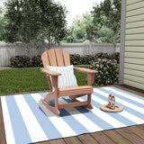 Classic Porch Outdoor Patio Rocking Adirondack Chair