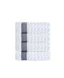 Herringbone 4 Piece Hand Towel Set