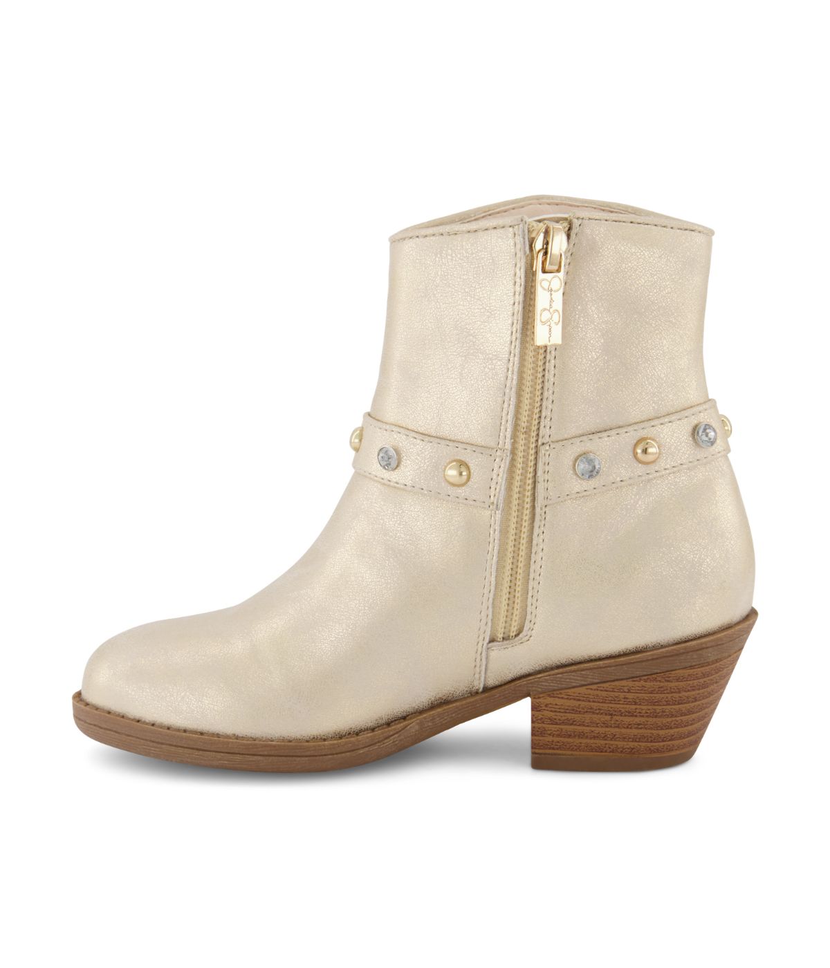 Layla Harness Ankle Western Boot 1 Gold