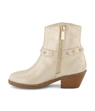 Layla Harness Ankle Western Boot 1 Gold