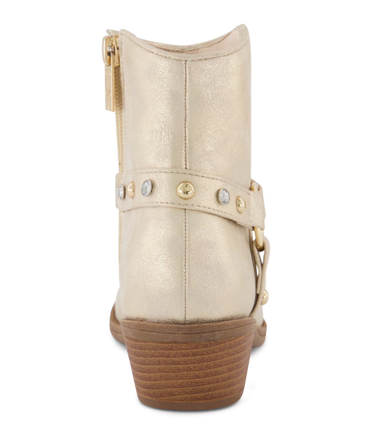 Layla Harness Ankle Western Boot 1 Gold