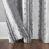 Slub Texture Stripe Cotton Curtain