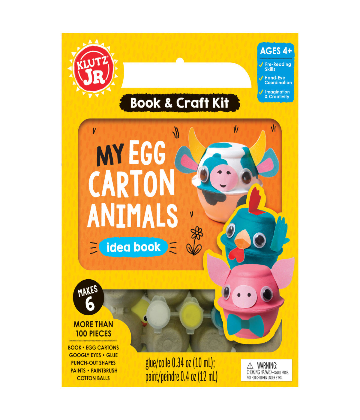 Klutz Jr. My Egg Carton Animals Multi