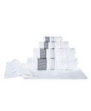 Large Square 3 Piece Towel Set