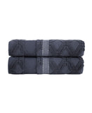 Large Square 2 Piece Bath Sheet Set