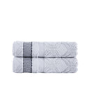 Large Square 2 Piece Bath Towel Set