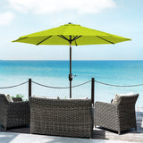 9 ft Outdoor Patio Market Table Umbrella with Tilt & Crank