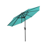 9 ft Outdoor Patio Market Table Umbrella with Tilt & Crank