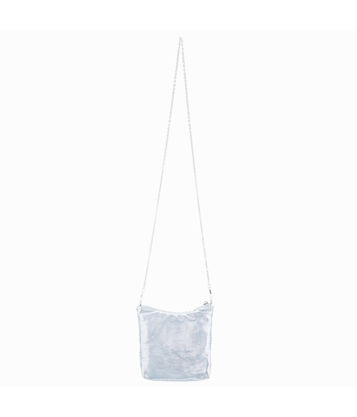 Lony Beaded Mesh Crossbody Bag Air Blue