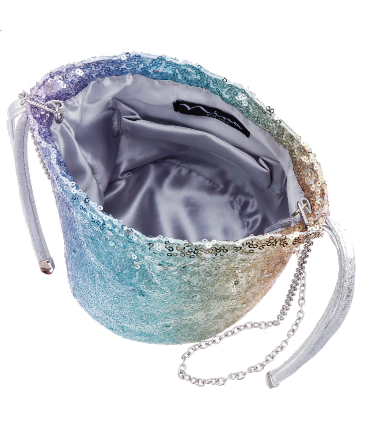 Zeny Rainbow Ombrew Drawstring Bag Rainbow Ombre