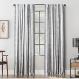 Slub Texture Stripe Cotton Curtain