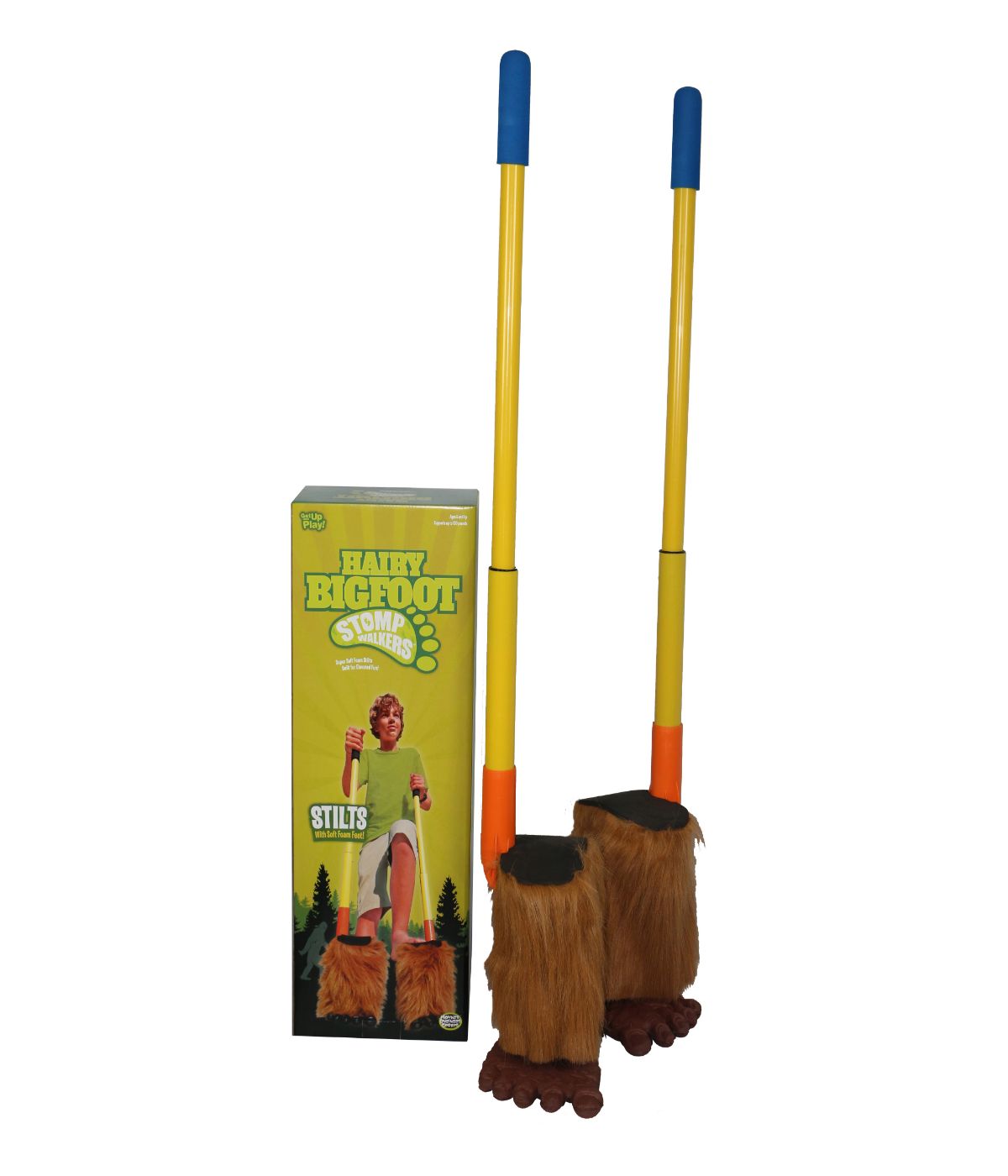 Hairy Bigfoot Stomp Walkers Stilts Multi