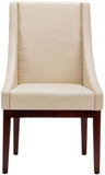 CrÃ¨me Leather Sloping Armchair