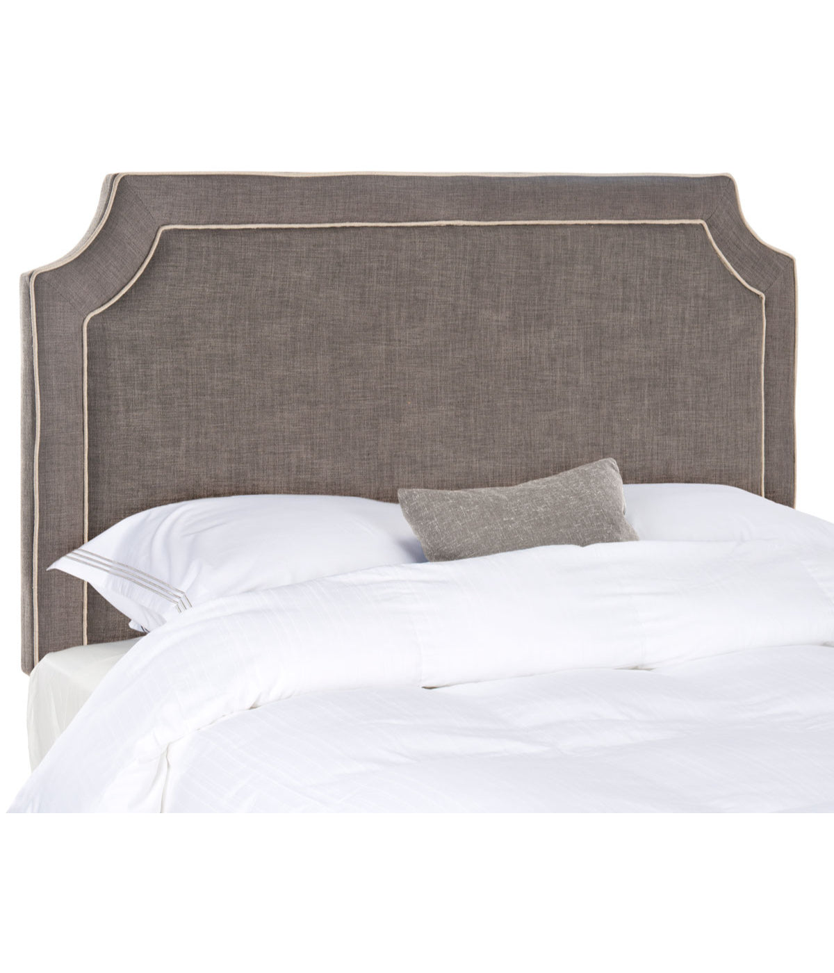 Dane Denim Headboard Charcoal/True Taupe