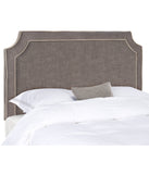 Dane Denim Headboard Charcoal/True Taupe