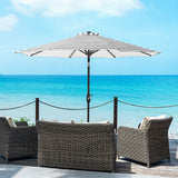 9 ft Outdoor Patio Market Table Umbrella with Tilt & Crank