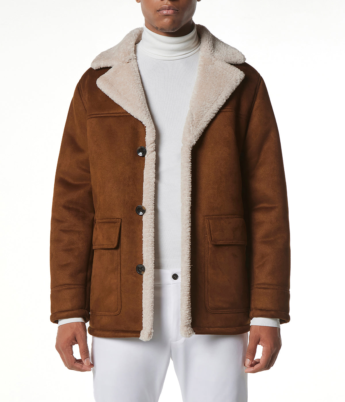 Jarvis 30.5" Faux Shearling Brown