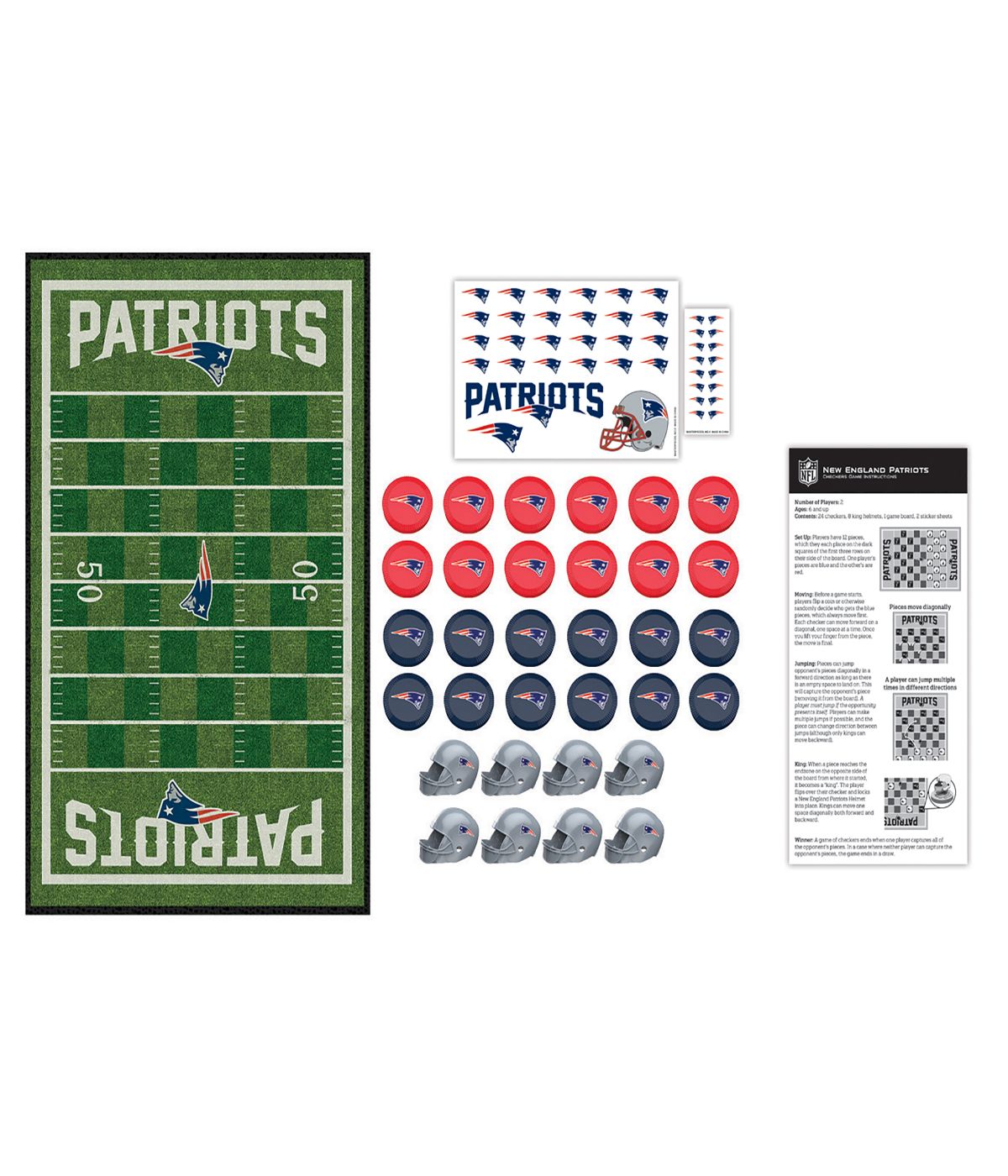 NFL Checkers - New England Patriots Multi
