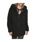 Seneca Faux Sherpa Zip Jacket Black