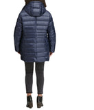 Windsor Faux Parka Plus Size Navy