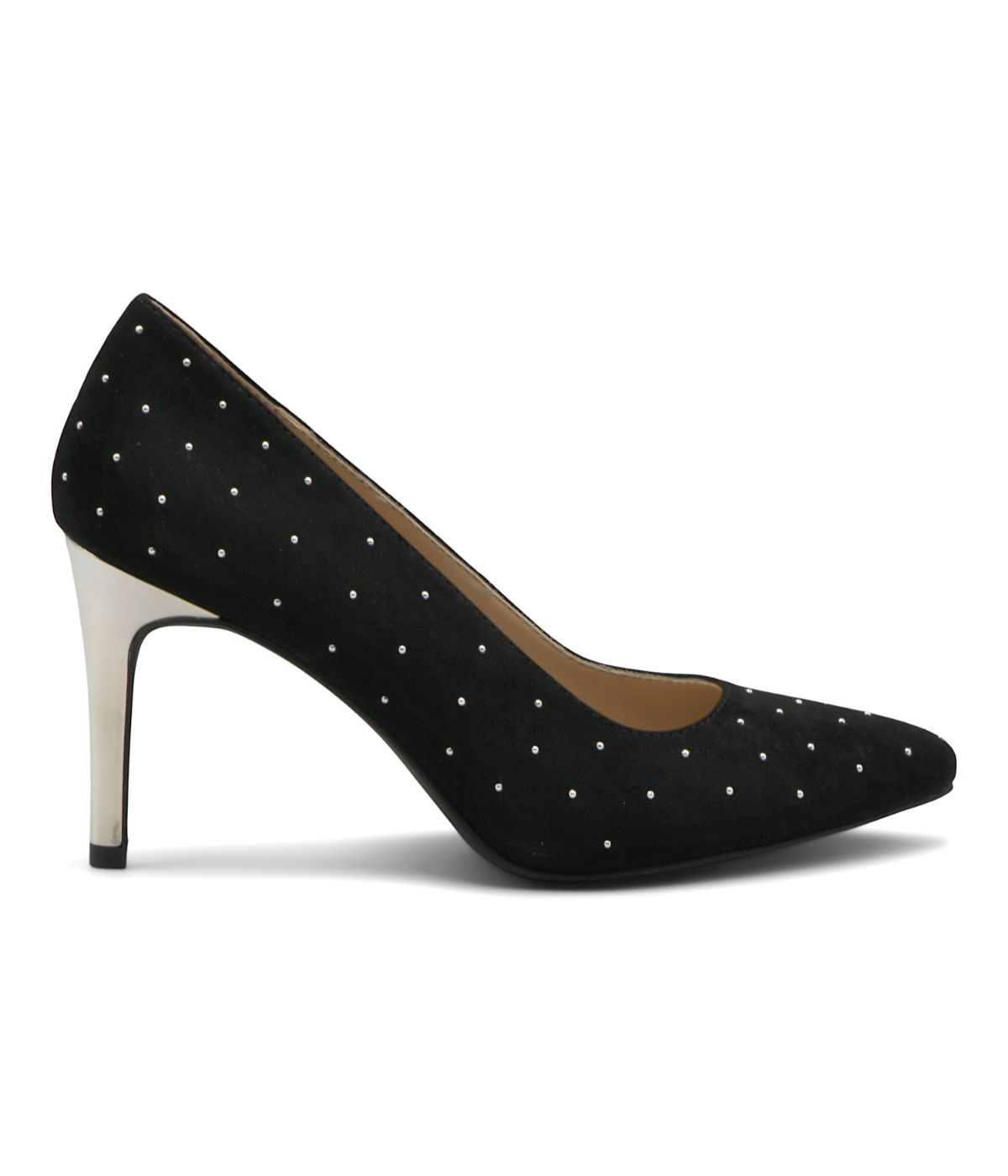 Naji Studded Pump Black-Sd