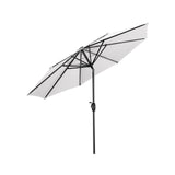 9 ft Outdoor Patio Market Table Umbrella with Tilt & Crank