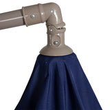 Offset Outdoor Patio Umbrella with Hand Crank