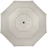 9.75ft Outdoor Patio Market Umbrella with Hand Crank and Tilt Beige