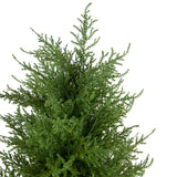 2' Artificial Cedar Pine Petite Arborvitae Tree in Round Pot Unlit