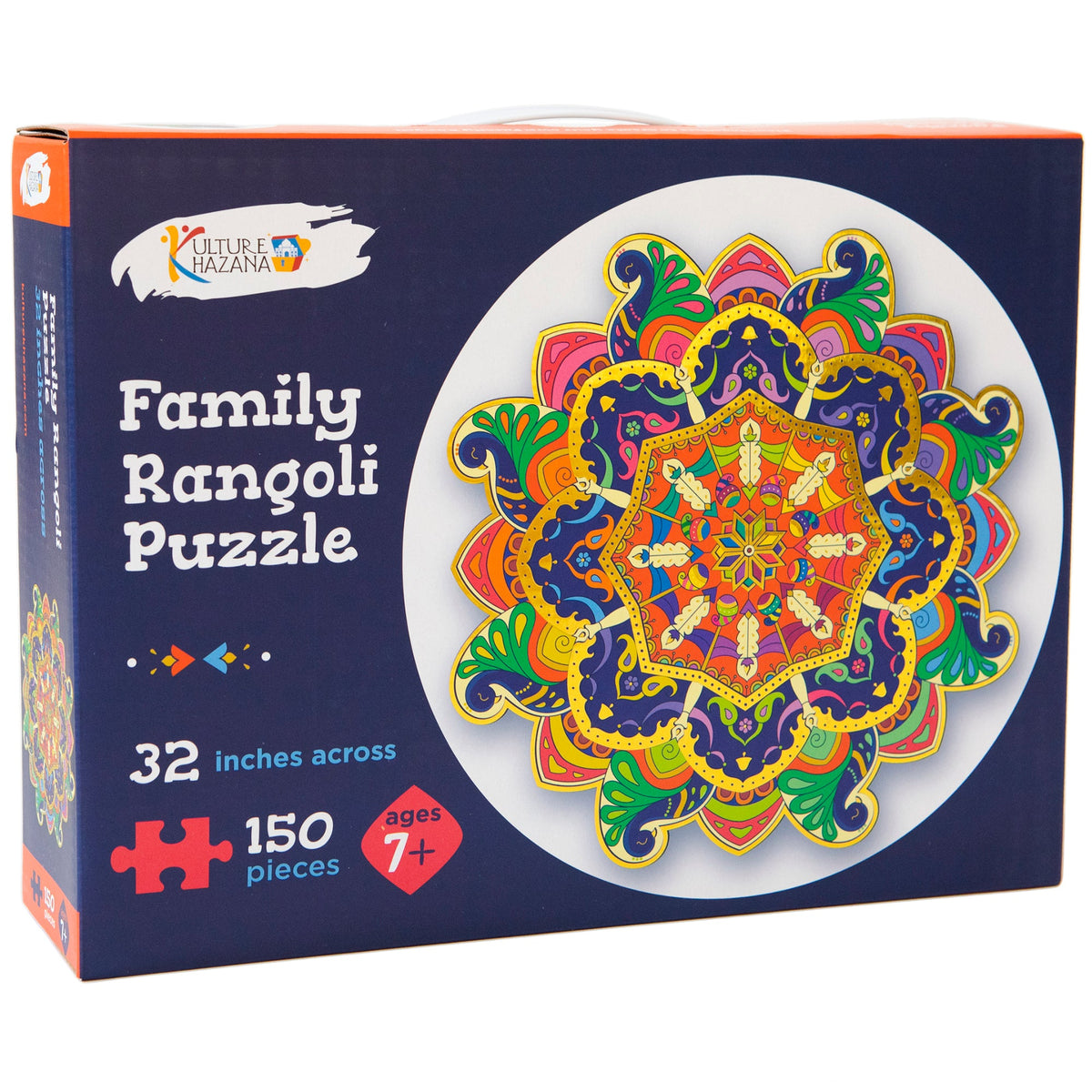 Kulture Khazana Family Rangoli Diwali Puzzle, 150 Pieces
