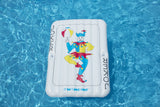 69" Inflatable White and Blue Joker Playing Card Pool Float